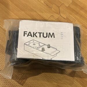IKEA FAKTUM Black Hardware Set